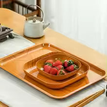 10PCS 14cm Tableware Plastic Round Dessert Plate Japanese-style For Fruit Vegetable Snack Dessert Plate Tray Decorative 2024